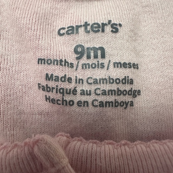 Baby Girl Romper Bundle | 9 Months | Carter’s | Floral & Coral Summer Set - Picture 5 of 9